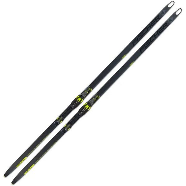 Беговые лыжи Fischer RCS Skate Plus Без насечки, черный, 176 см