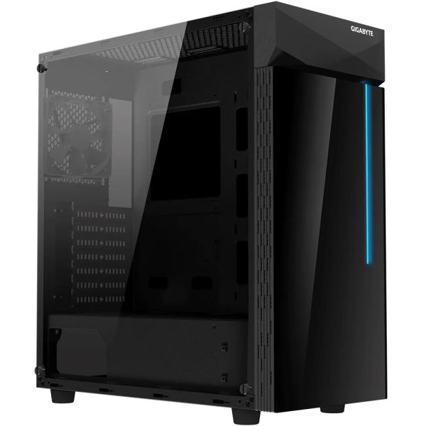 Корпус Gigabyte C200 GLASS Midi-Tower черный GB-C200G